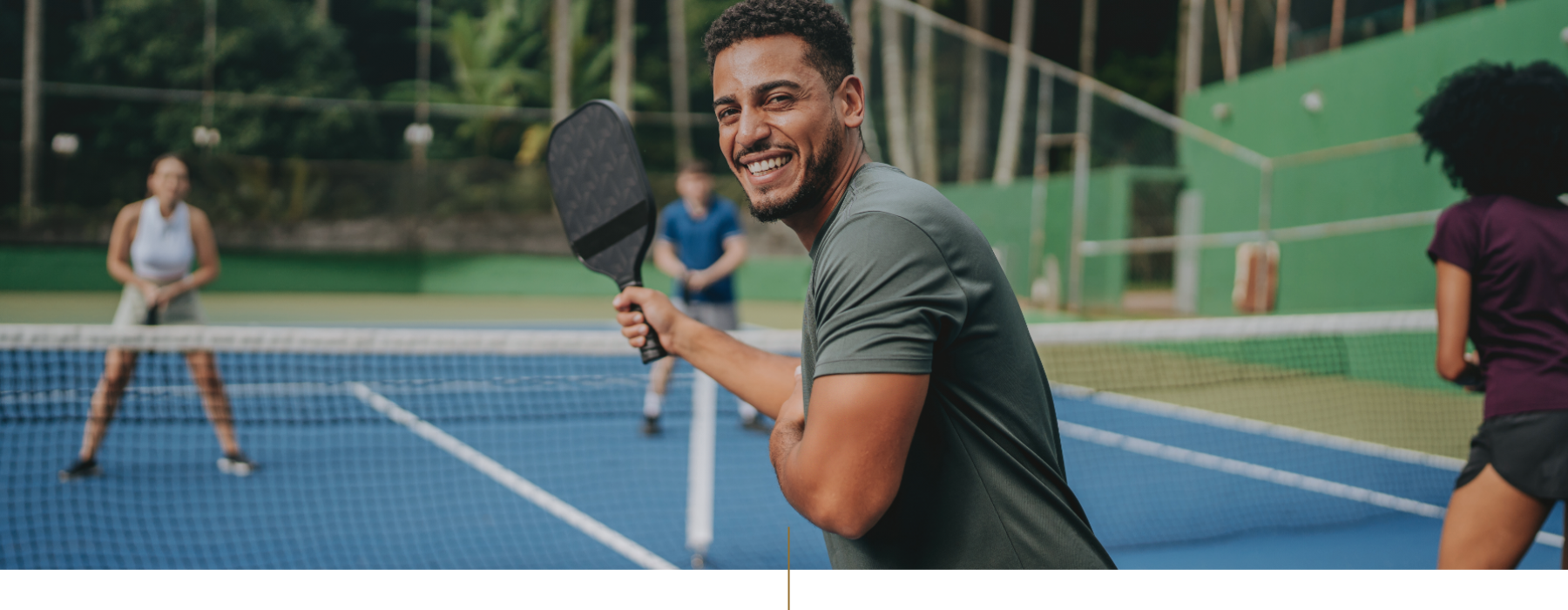 a person holding a tennis racket