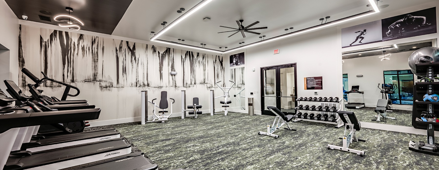 Well appointed Fitness Center